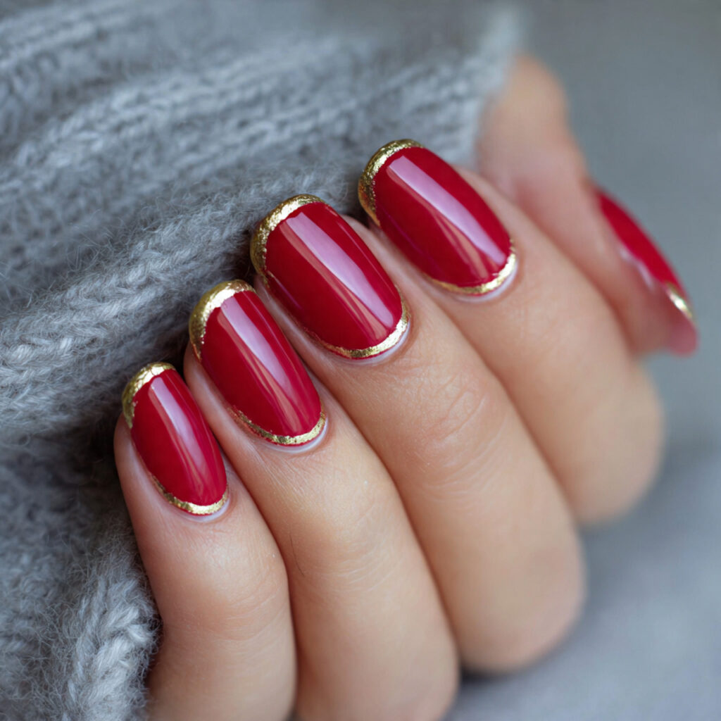 Red French Nails: 14 Chic, Romantic & Trend-Forward Ideas You’ll Want to Screenshot 5 Red French Nails