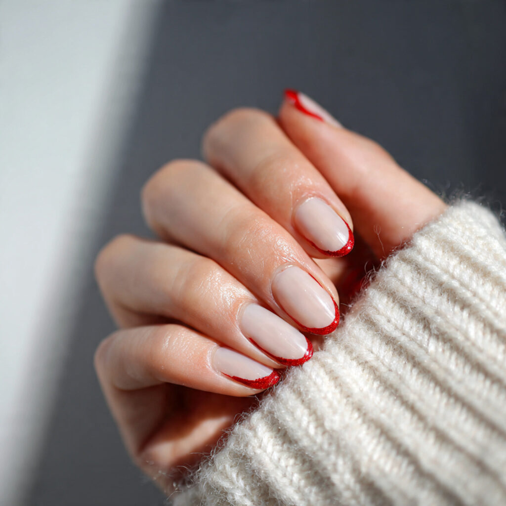 Red Nails Design: 12 Bold, Cute & Trendy Ideas You’ll Want to Screenshot Instantly 5 red outline nails