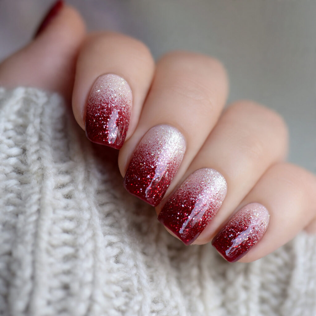 Ruby Glitter Gradient