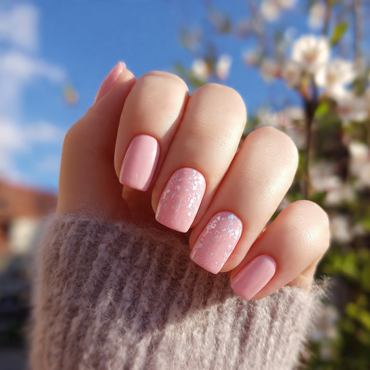 Baby Pink Nails