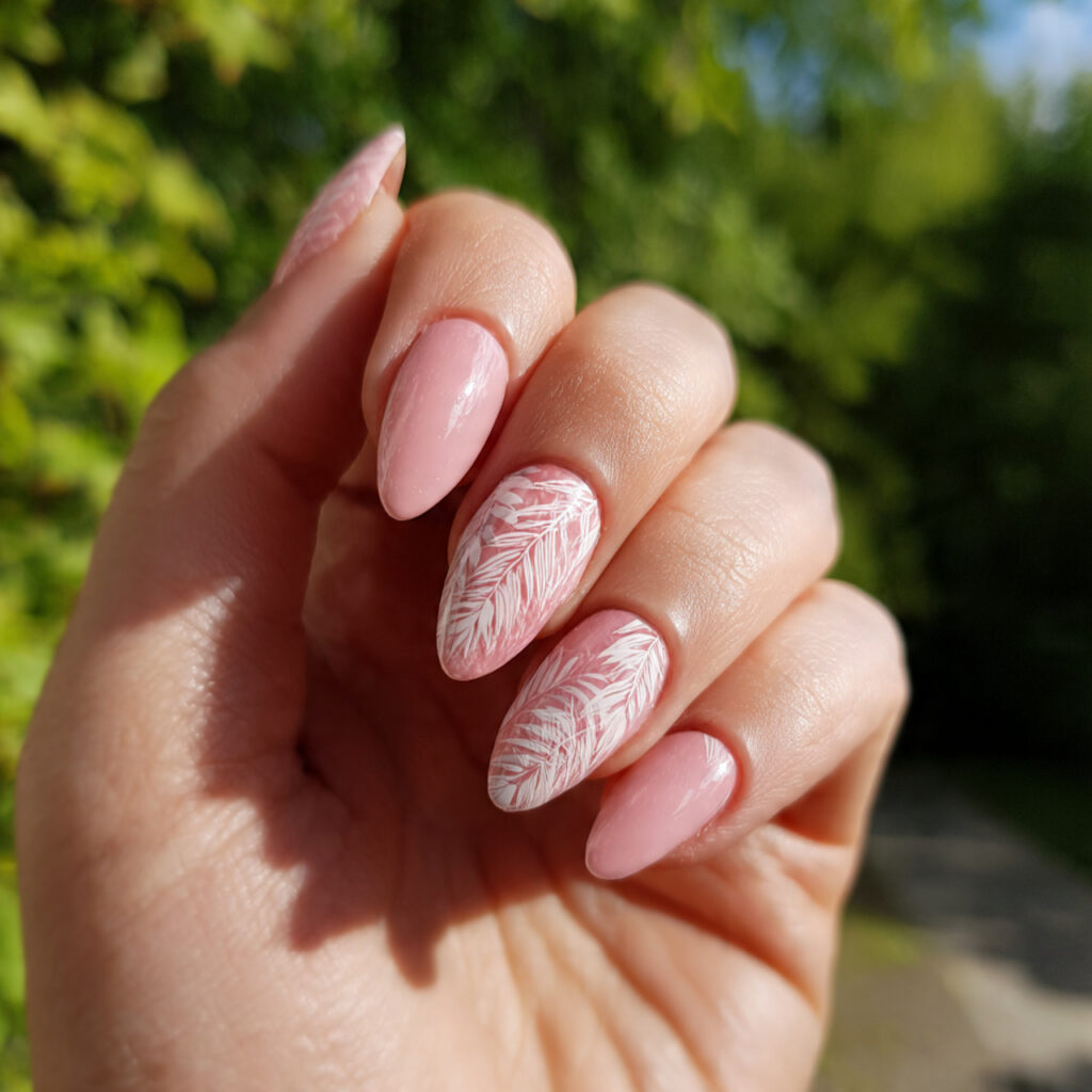 Short Almond Acrylic Nails: 14 Dreamy Designs That Feel Soft, Chic, and So Save-Worthy 3 attractive blush pink glass almond acrylic nails w