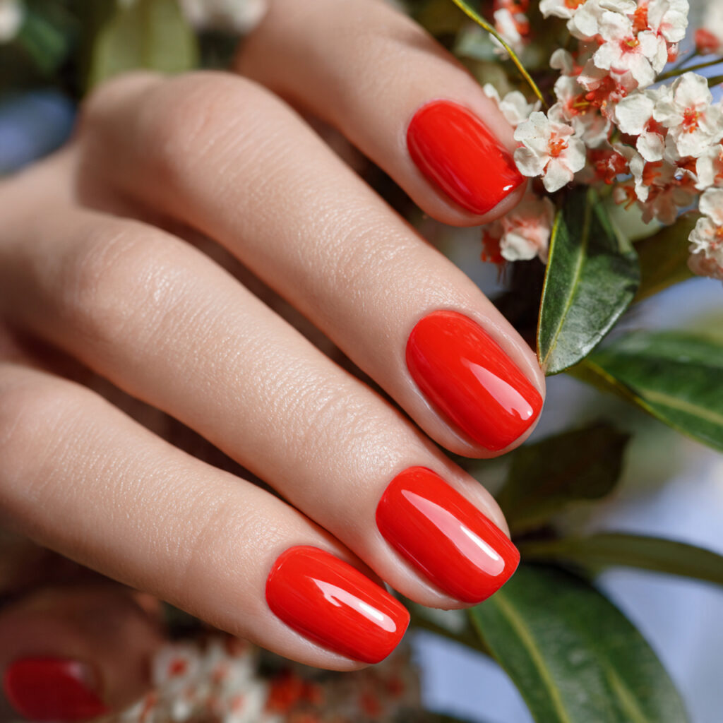 Nail Inspo Red: 14 Stunning Red Nail Ideas That Feel Bold, Chic, and Impossible to Ignore 2 attractive bright scarlet square nails