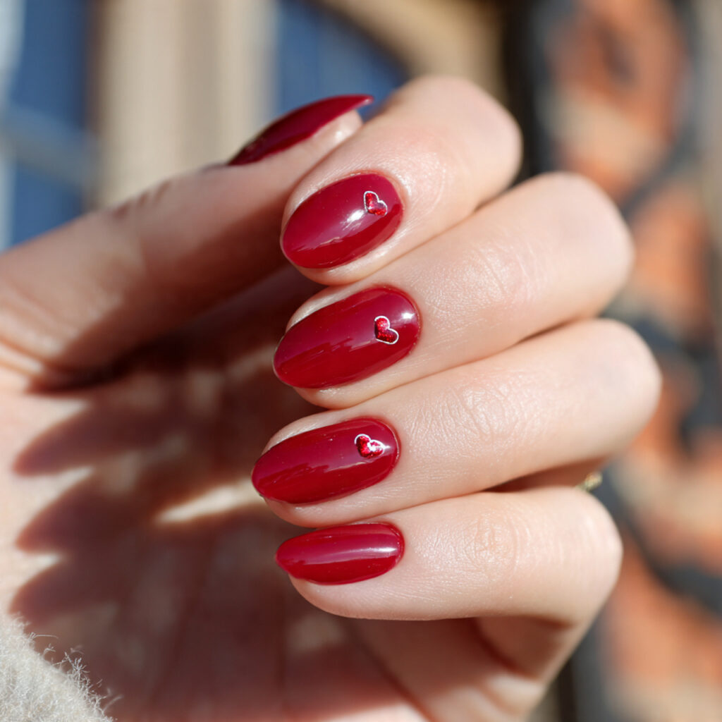 attractive cherry cat eye with tiny heart accent n