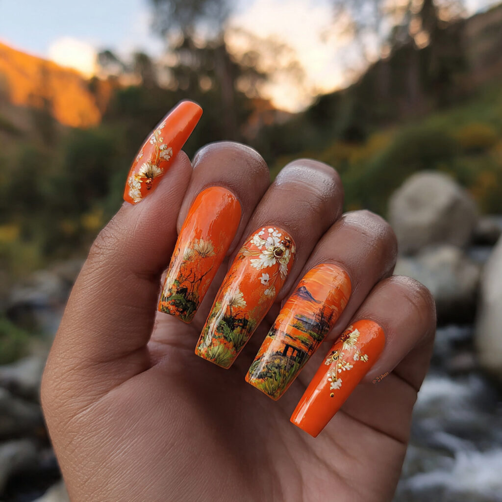 attractive classic long nude acrylic coffin nails