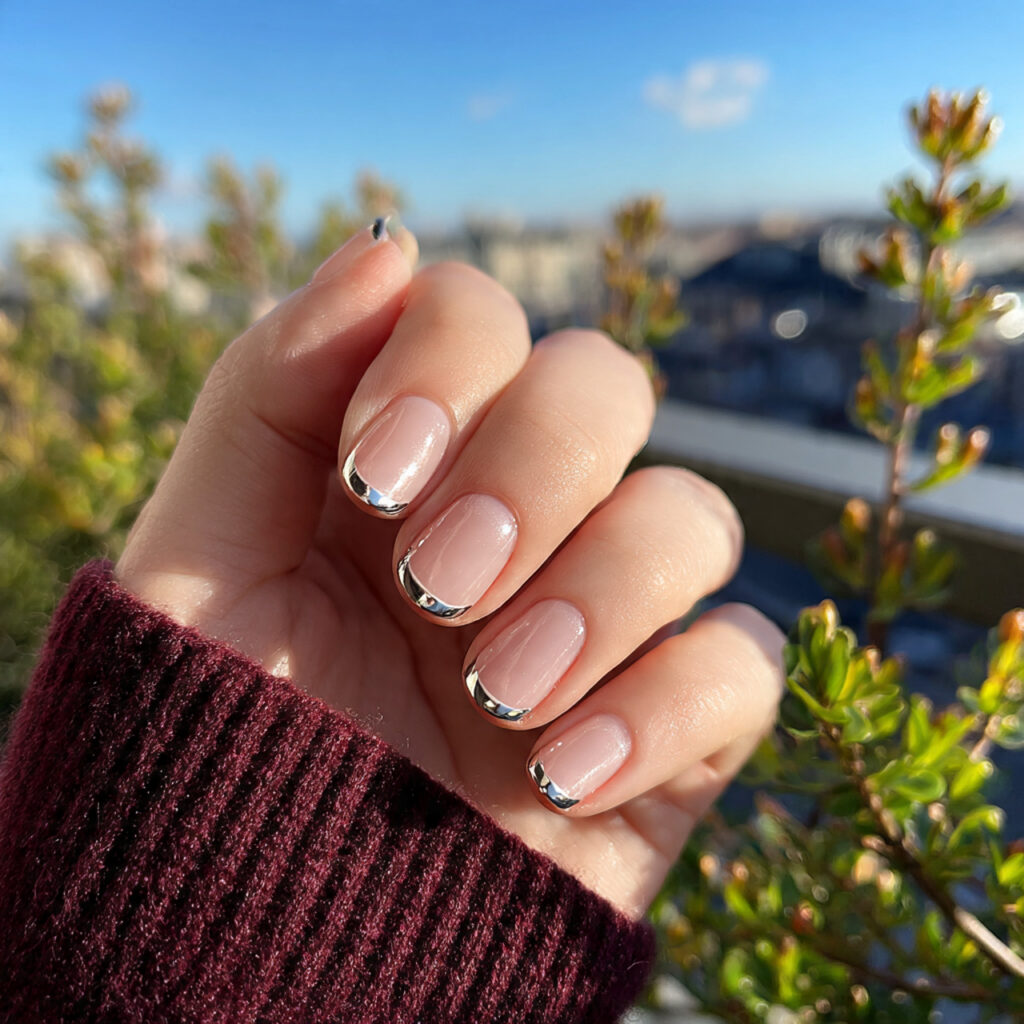 Nail Inspo French: 12 Dreamy French Tip Nail Ideas You’ll Want to Save Immediately 10 attractive double french line nude manicure with o