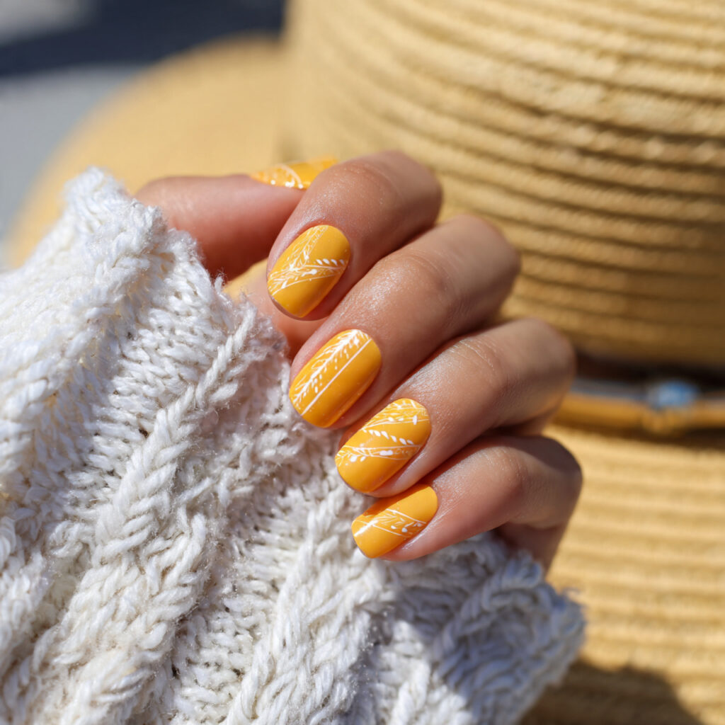 attractive honey simple short nails with outdoor s 1