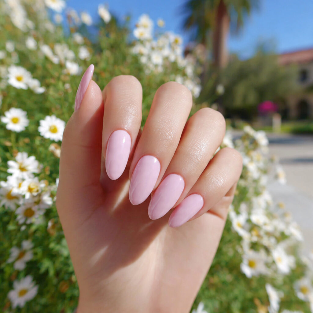 Nail Inspo Almond: 12 Dreamy Almond Nail Ideas You’ll Want to Save Instantly 1 attractive milky pink gloss almond nails with outd 1