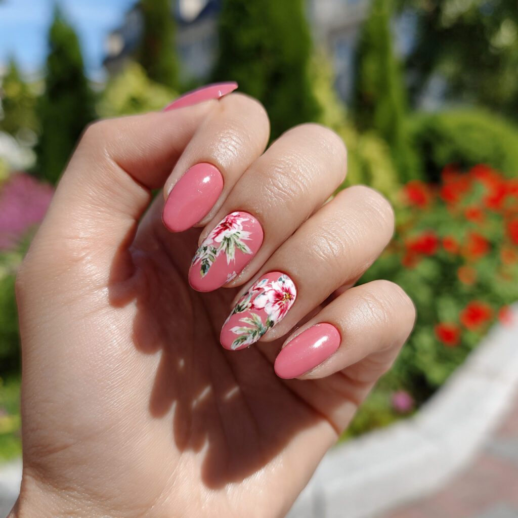 attractive milky vanilla short ballerina nails wit