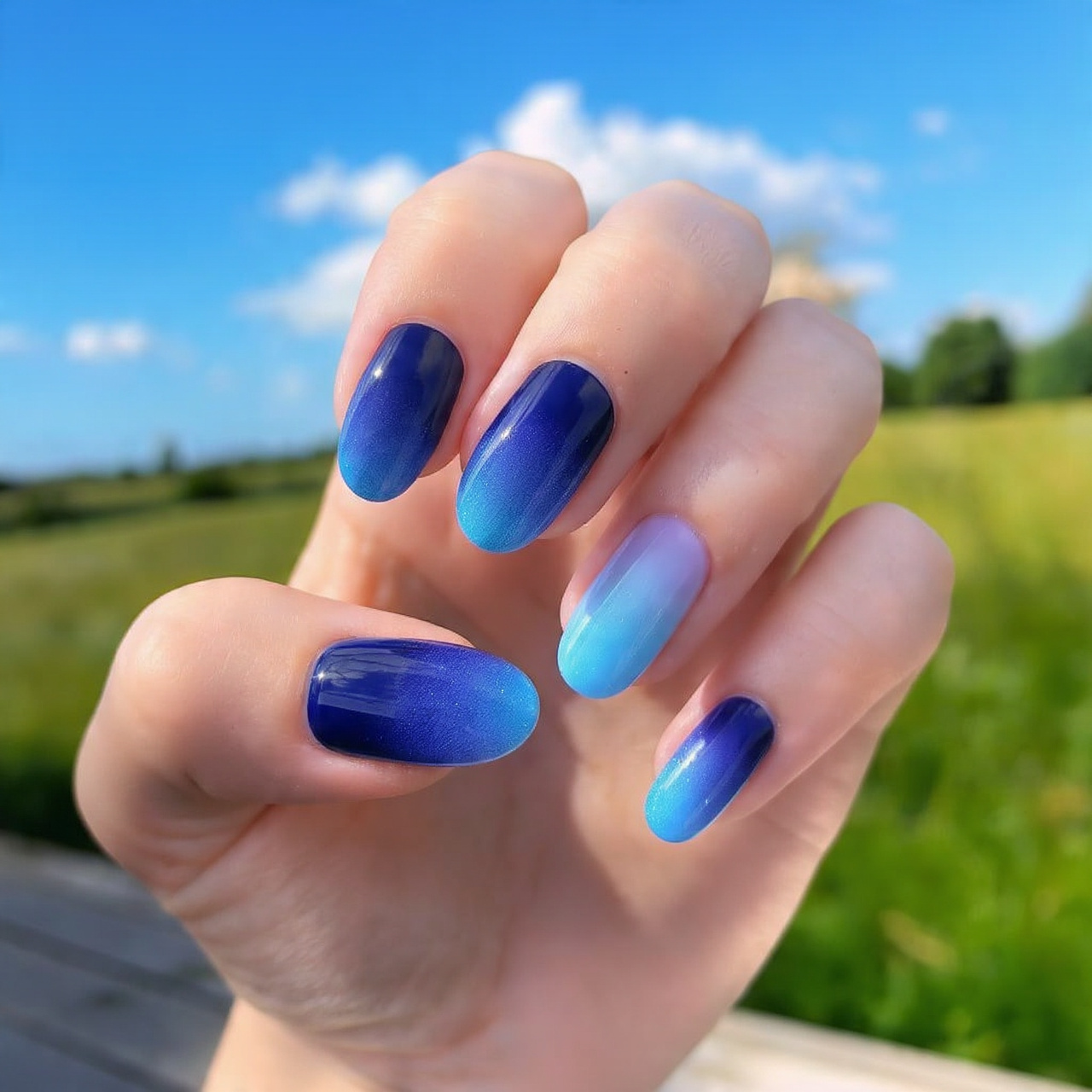 Nail Inspo Blue