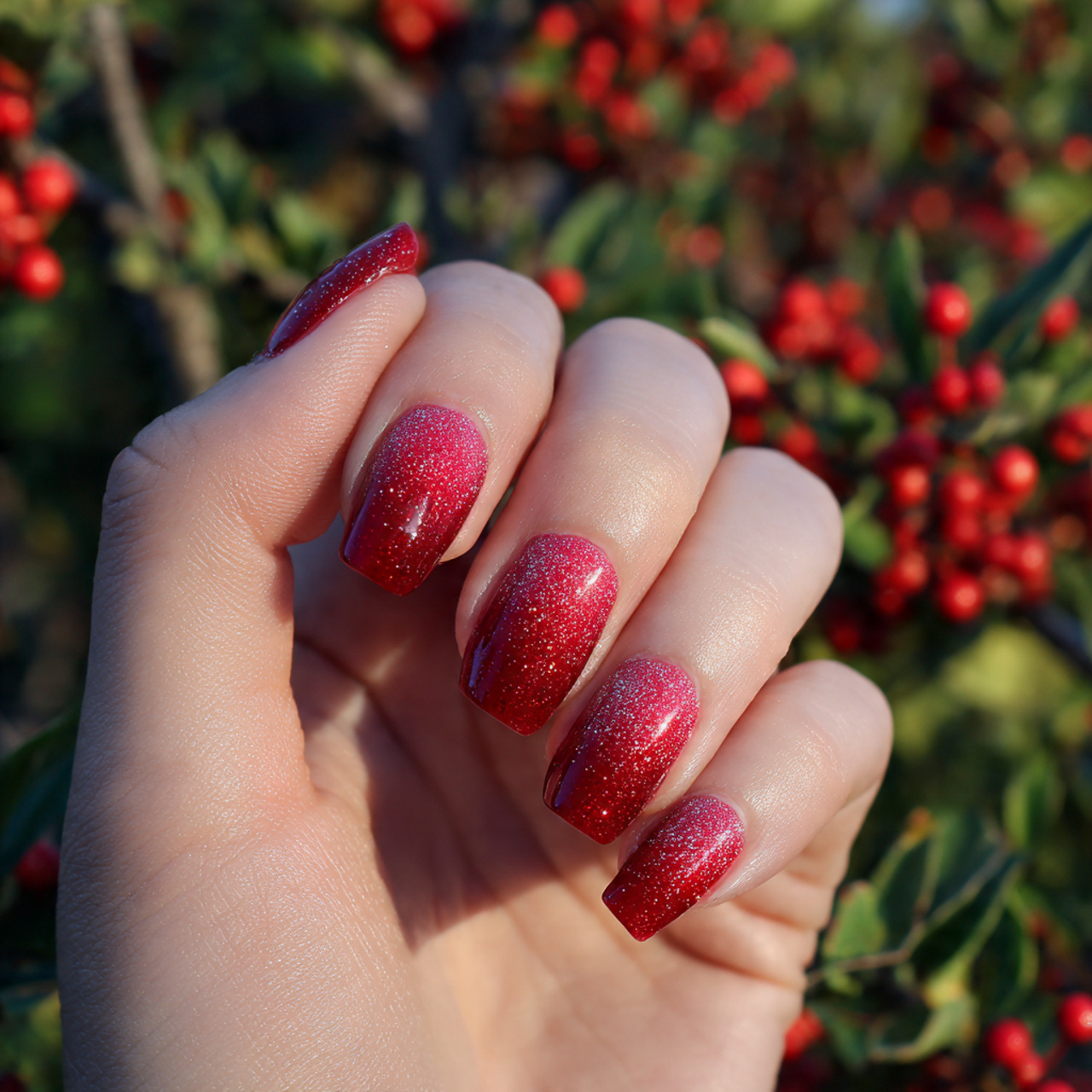 Red Glitter Nails: 15 Sparkling, Glam & Totally Mesmerizing Ideas 16 Red Glitter Nails