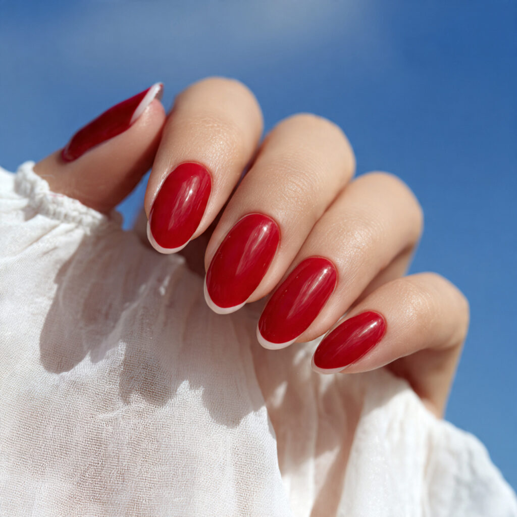 Nail Inspo Red: 14 Stunning Red Nail Ideas That Feel Bold, Chic, and Impossible to Ignore 7 attractive red french tip nails