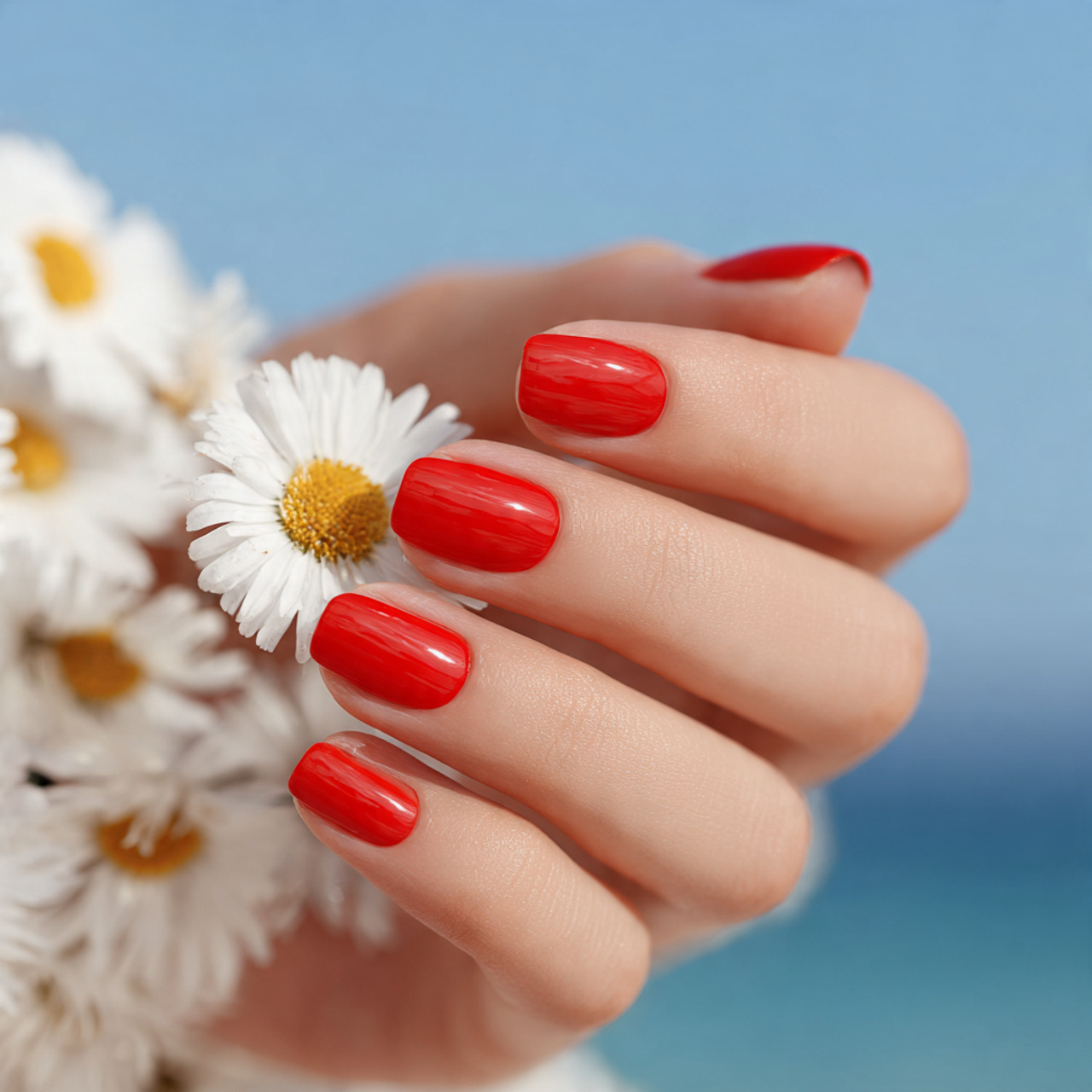 Red Nails Summer
