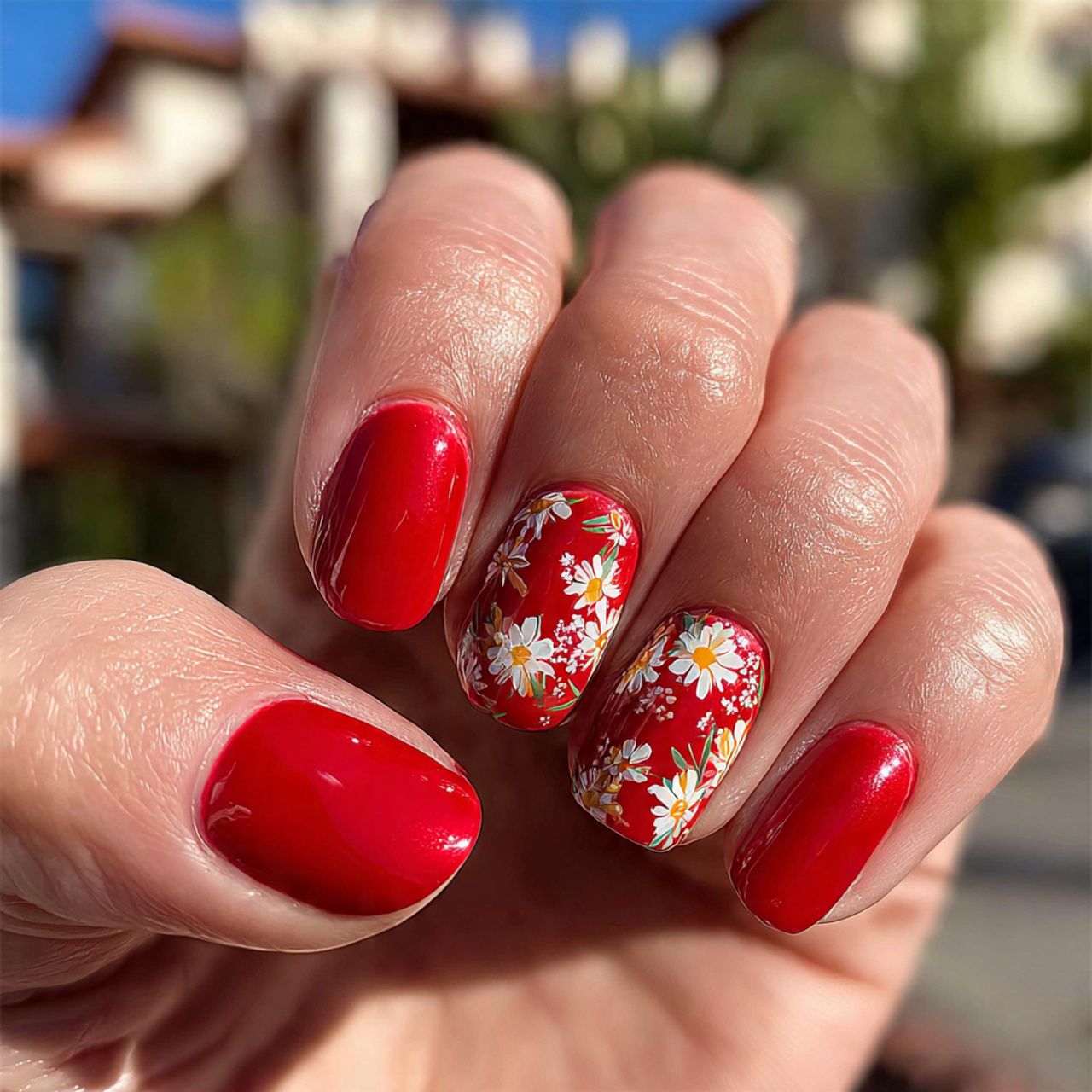 Red Short Nails Ideas