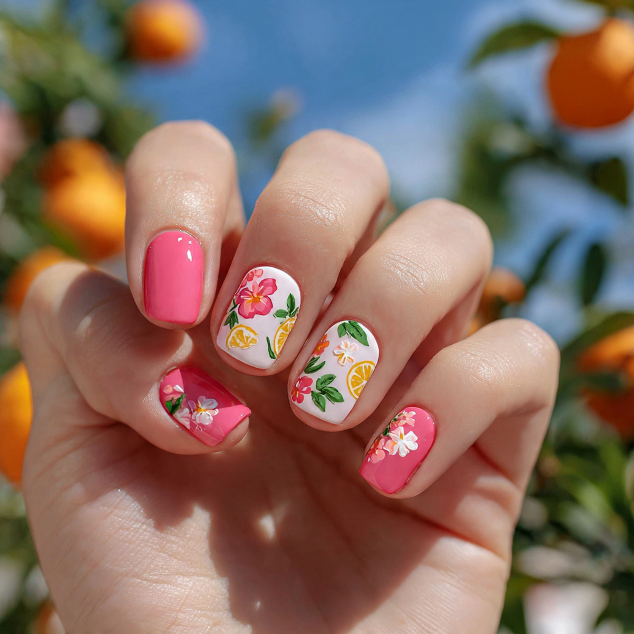 Short Acrylic Nails Designs