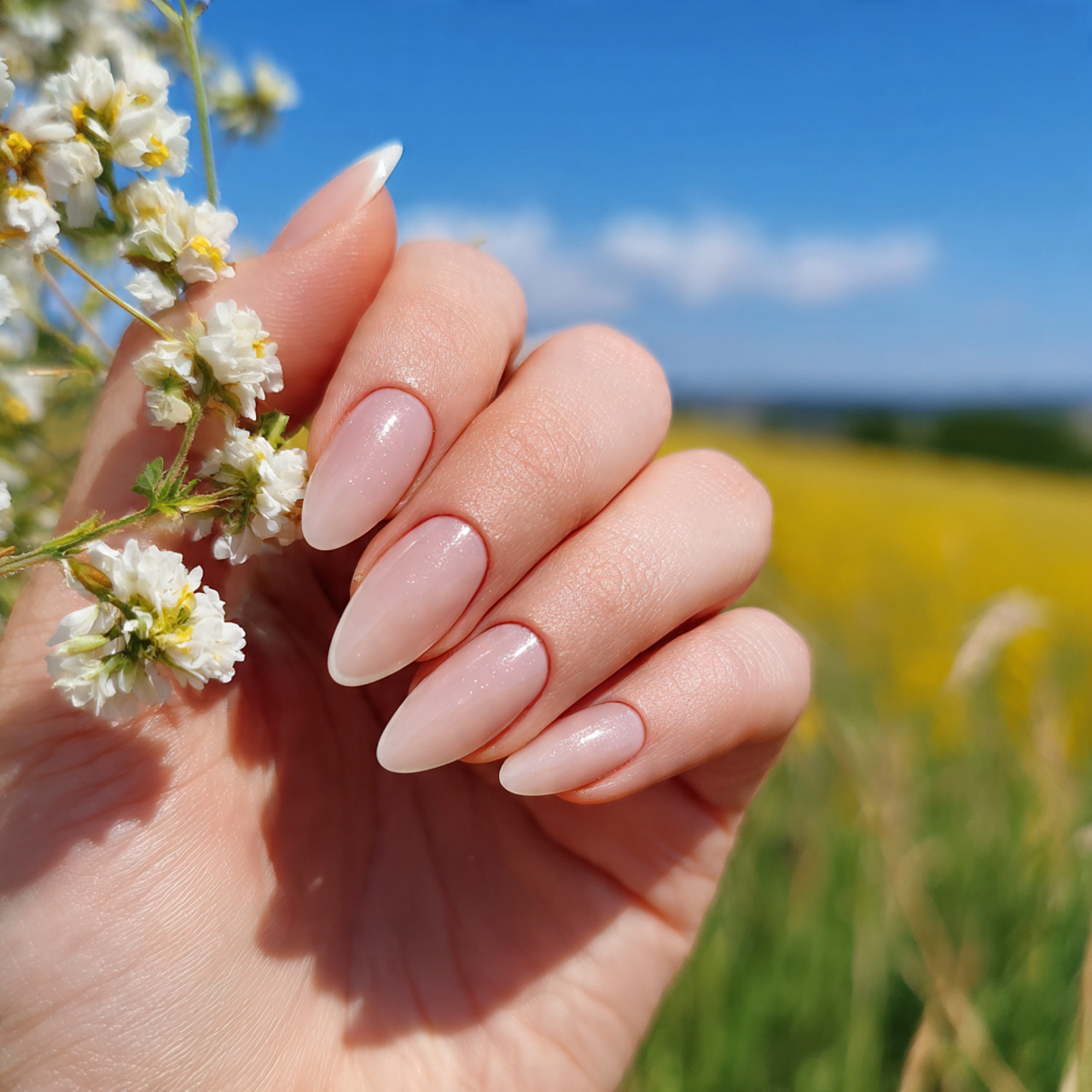 Short Almond Acrylic Nails