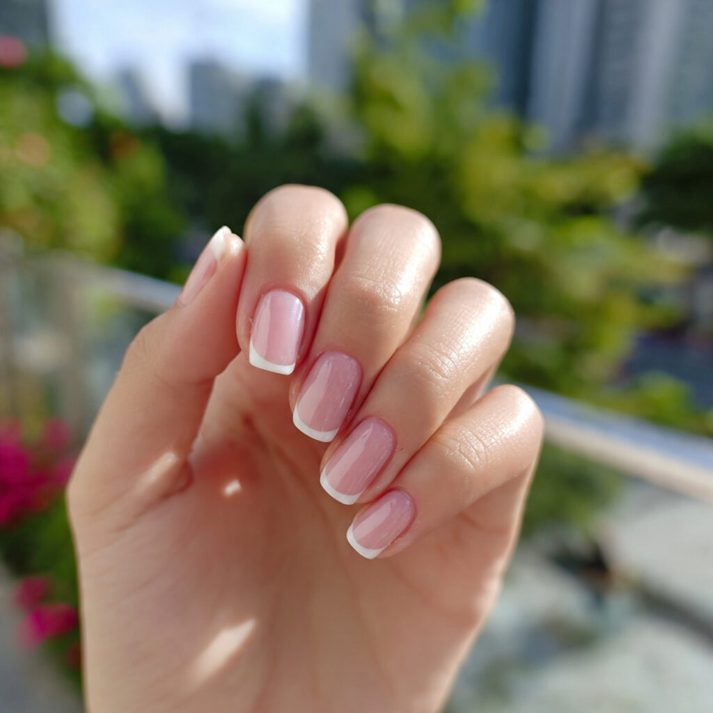 Nail Inspo French: 12 Dreamy French Tip Nail Ideas You’ll Want to Save Immediately 2 attractive short square baby french nails with out