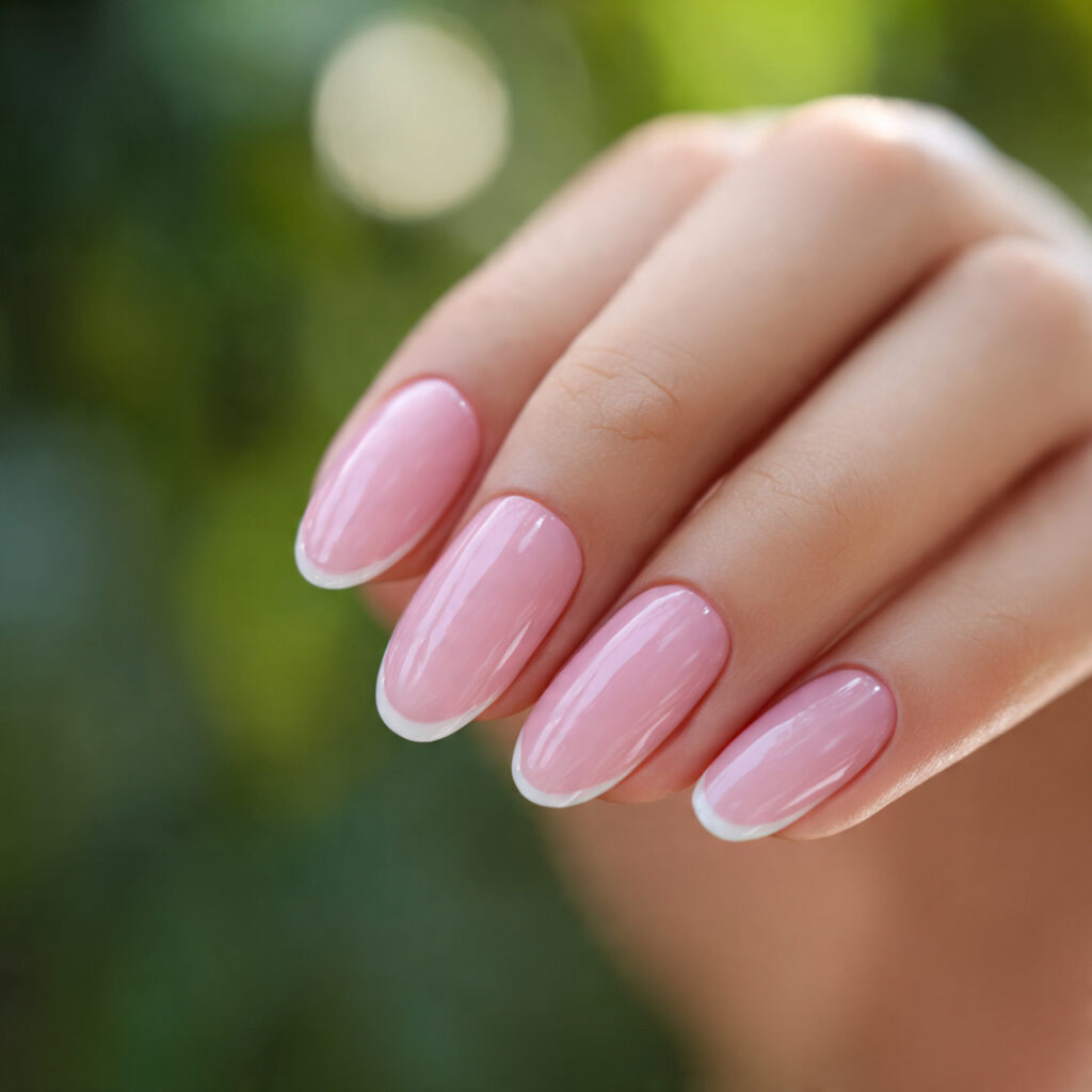 Nail Inspo French: 12 Dreamy French Tip Nail Ideas You’ll Want to Save Immediately 3 attractive soft pink french with rounded tips with