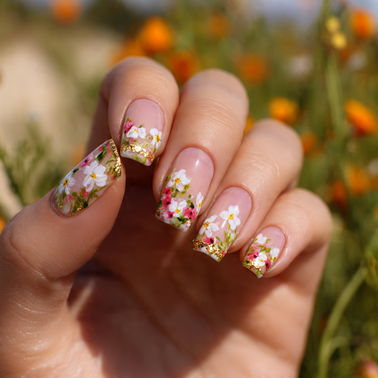 Summer Nails Flowers