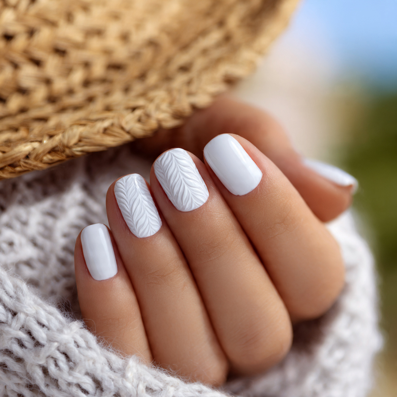 Summer Nails White