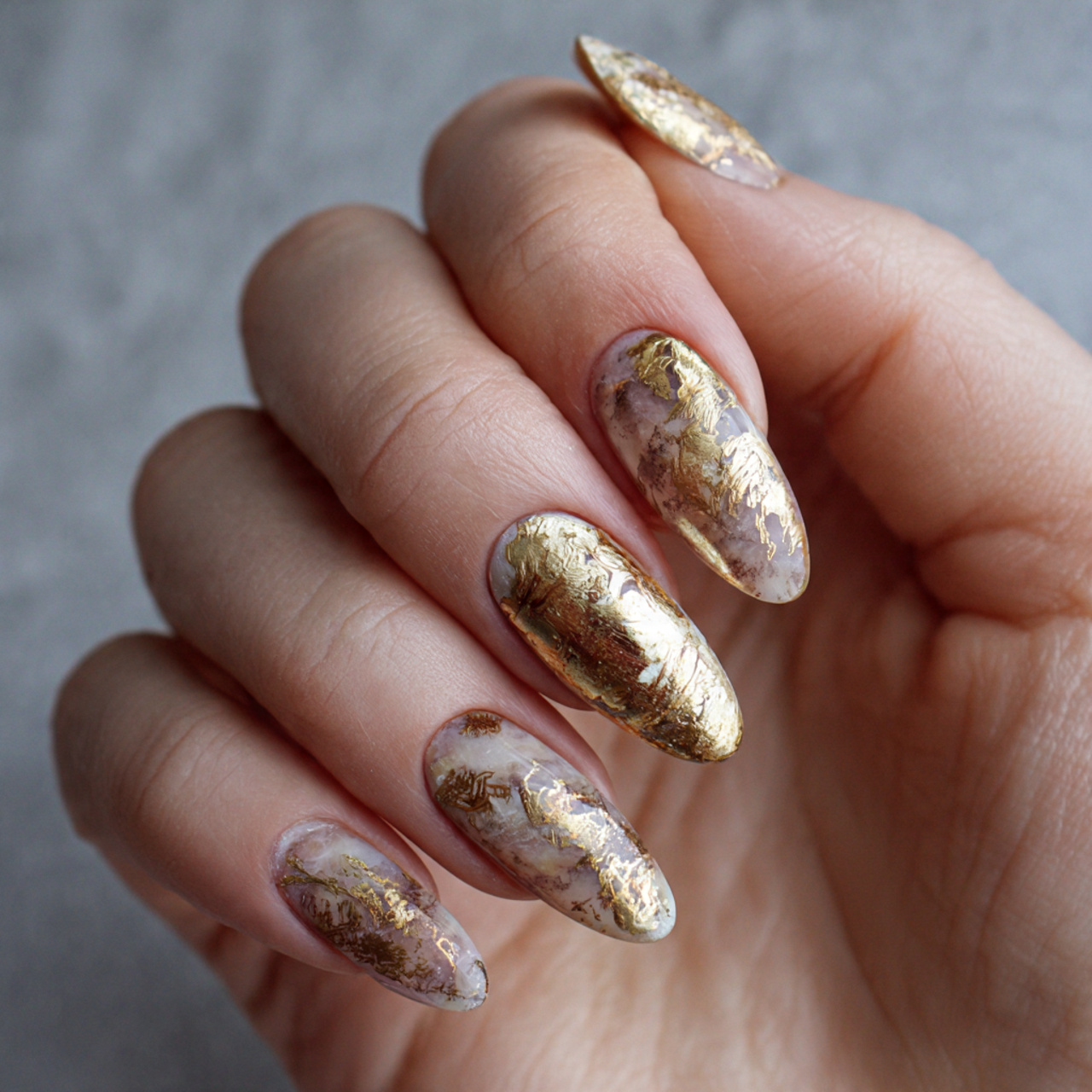 Nail Inspo Gold