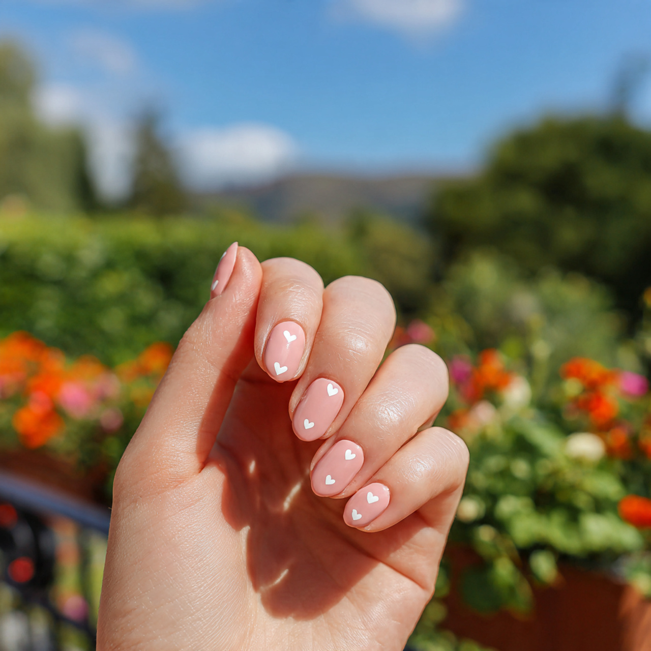Pink Acrylic Nails