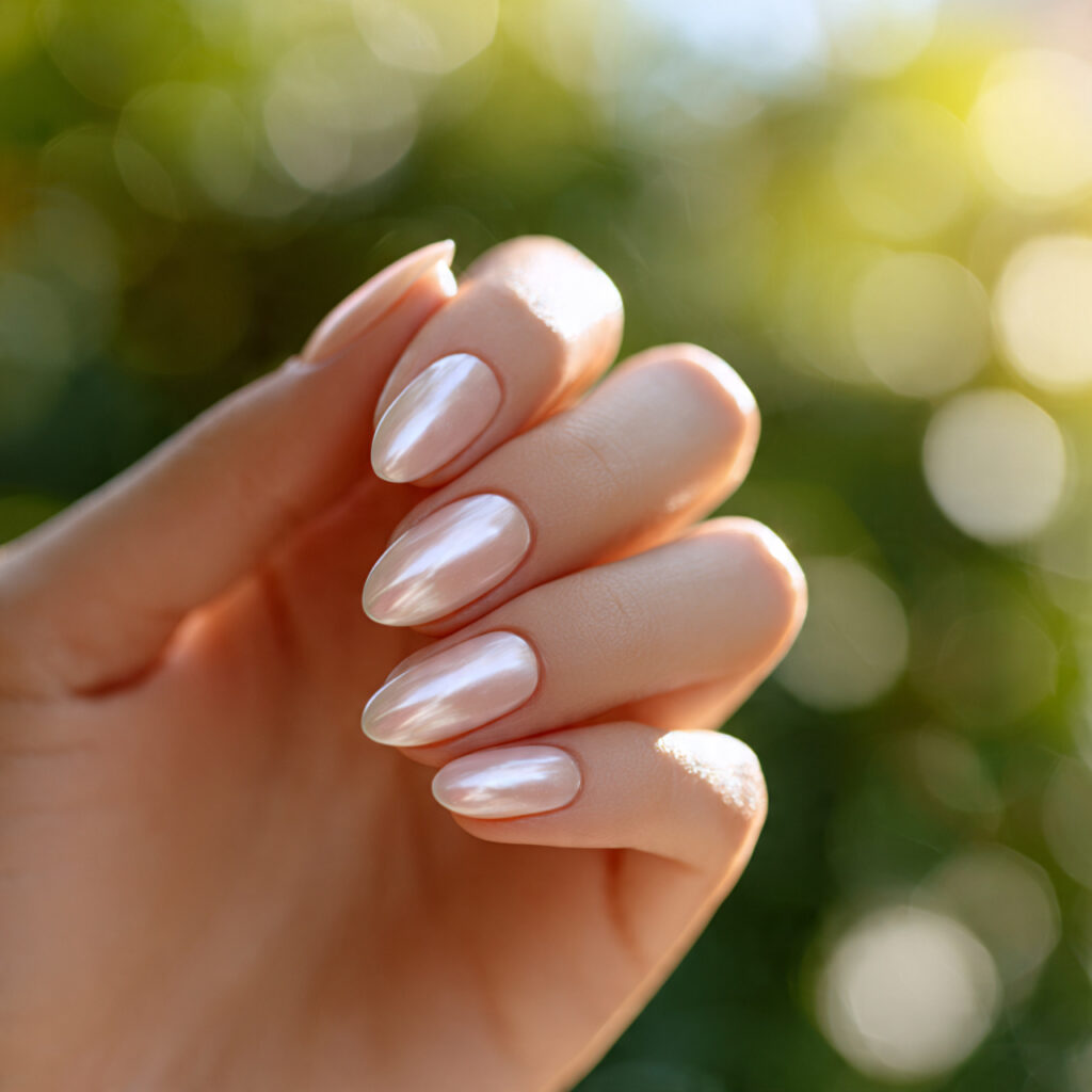 Summer Nails Beach: Ocean-Inspired Looks You’ll Want All Season 6 close up of one elegant hand with attractive seash