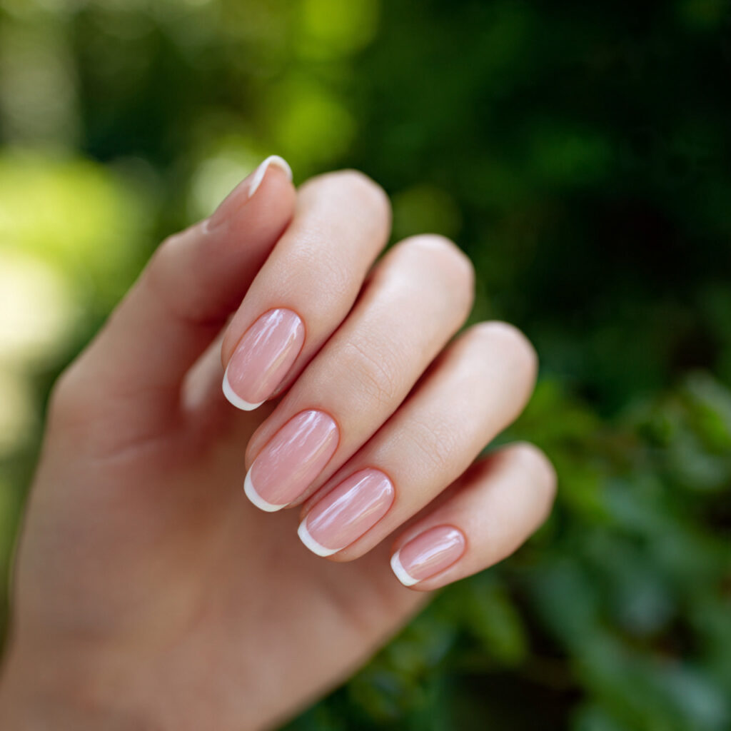 Summer Nails Aesthetic: Soft, Dreamy Looks You’ll Want to Save 14 one attractive hand with minimal french tip nails