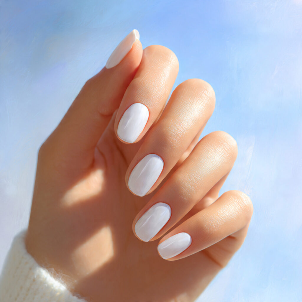 Summer Nails Inspirations: The Dreamiest Looks You’ll Want to Save Instantly 4 one attractive hand with white minimal clean nails