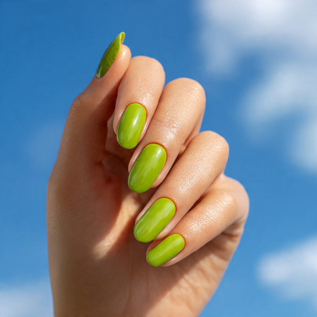 Summer Nails Green: Fresh, Dreamy Looks You’ll Want All Season 12 one hand with attractive mix match green nails glo