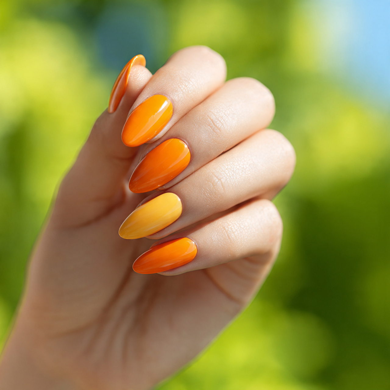 Summer Nails Almond Shape