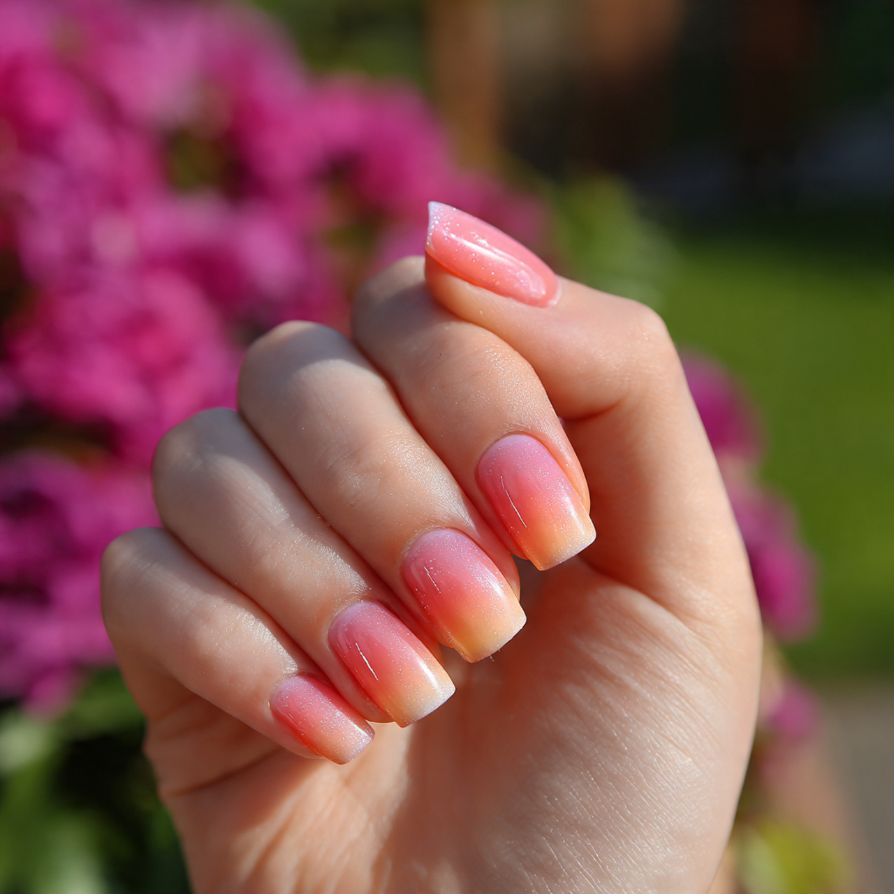 Summer Ombre Nails