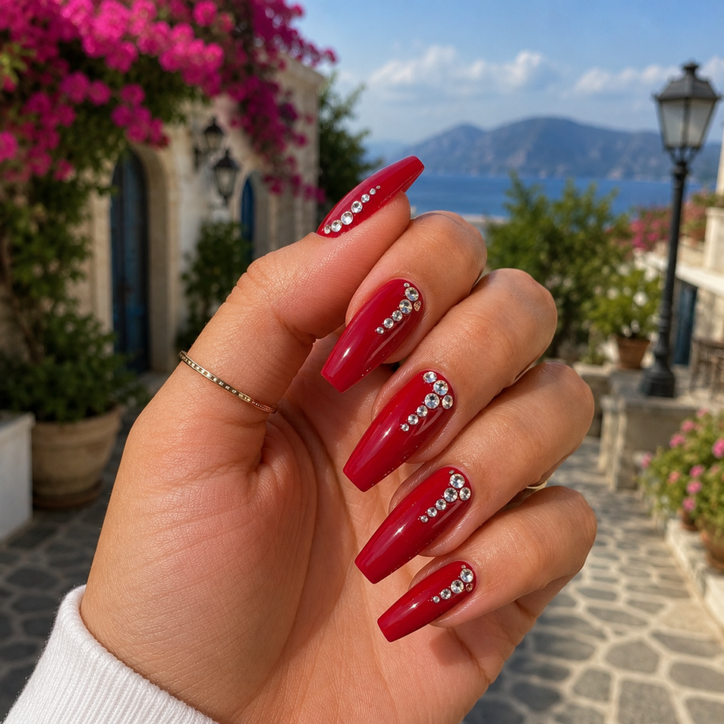 Red Silver Nails: Bold Glam Meets Icy Shine 6 ChatGPT Image May 9 2026 03 56 16 PM
