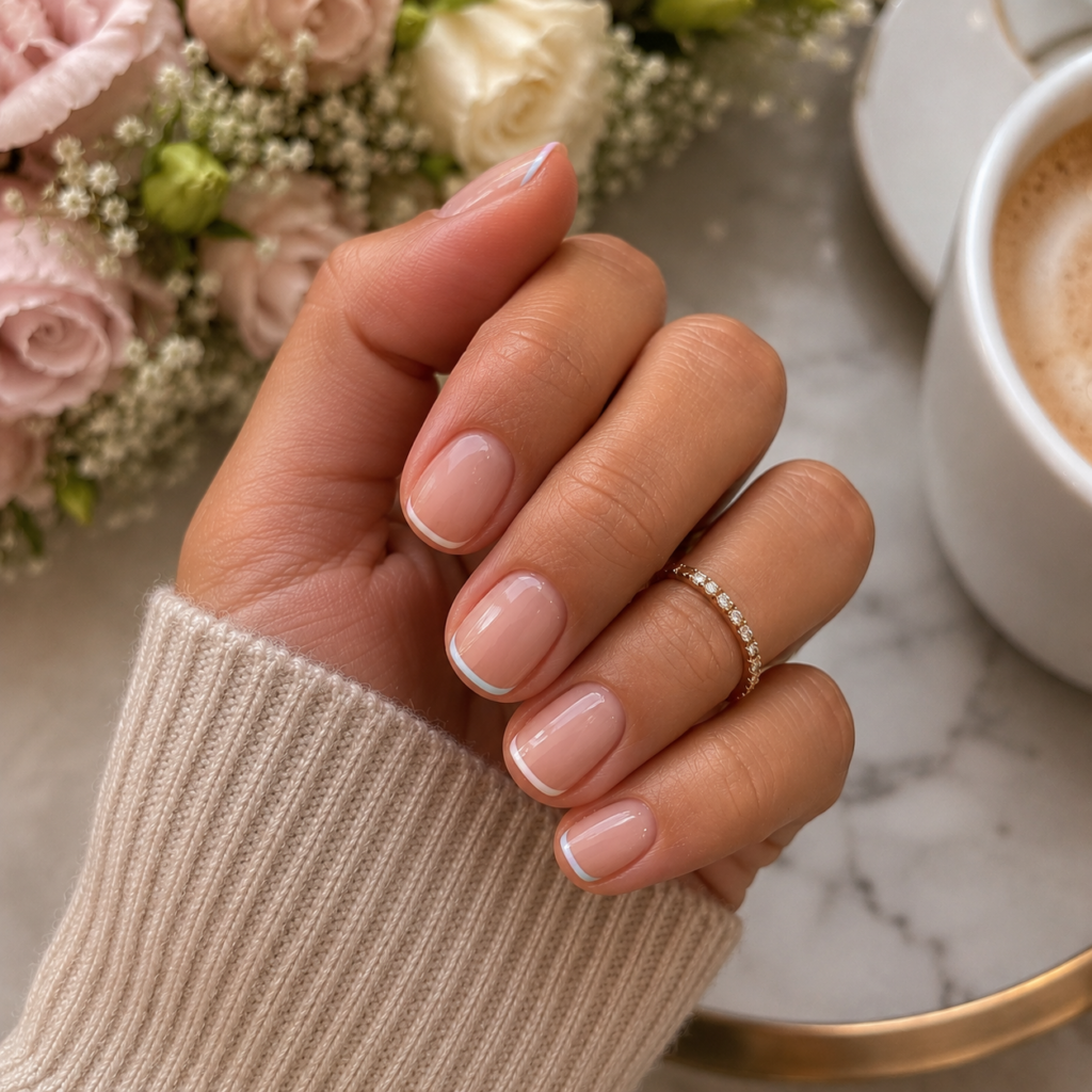 Nail Inspo for Short Nails: Cute, Glossy Ideas You’ll Want to Save Instantly 5 Micro French Tip Nails