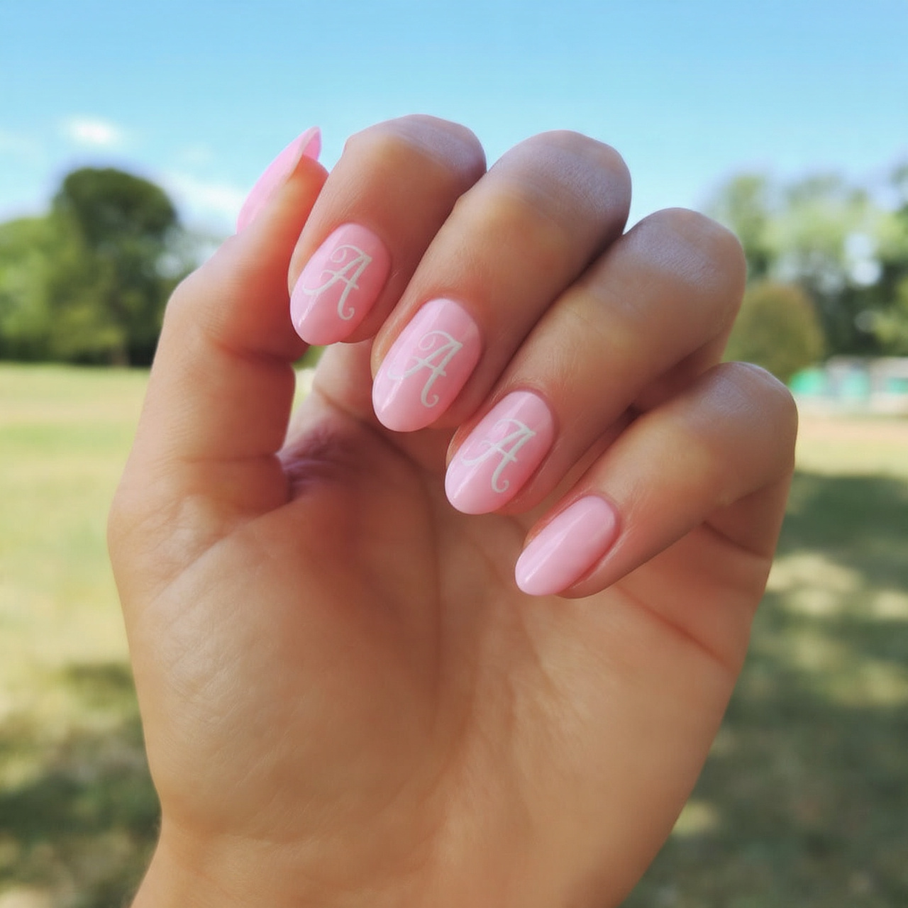 Nail Inspo with Initial: Personal, Pretty & Totally Your Vibe 18 nail inspo with initial