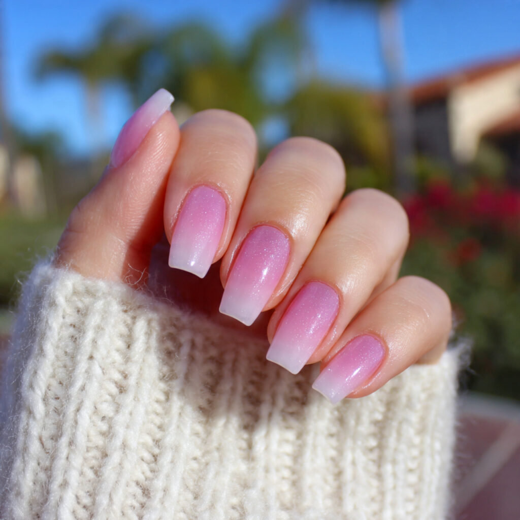 Short Ombre Nails: Soft Blends You’ll Keep Staring At 12 attractive french tip ombre nails with color with