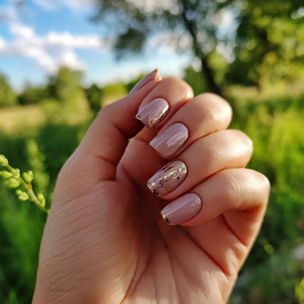 Short Nails Cute: Tiny Designs You’ll Instantly Fall For 14 attractive glossy cute short nails with outdoor ba