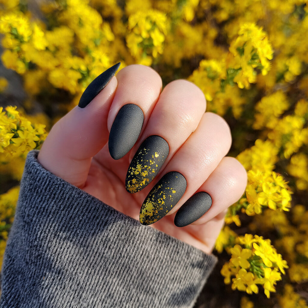 Nail Inspo Baddie: Bold, Glossy Looks That Own the Room 11 attractive matte baddie nails with outdoor backgro