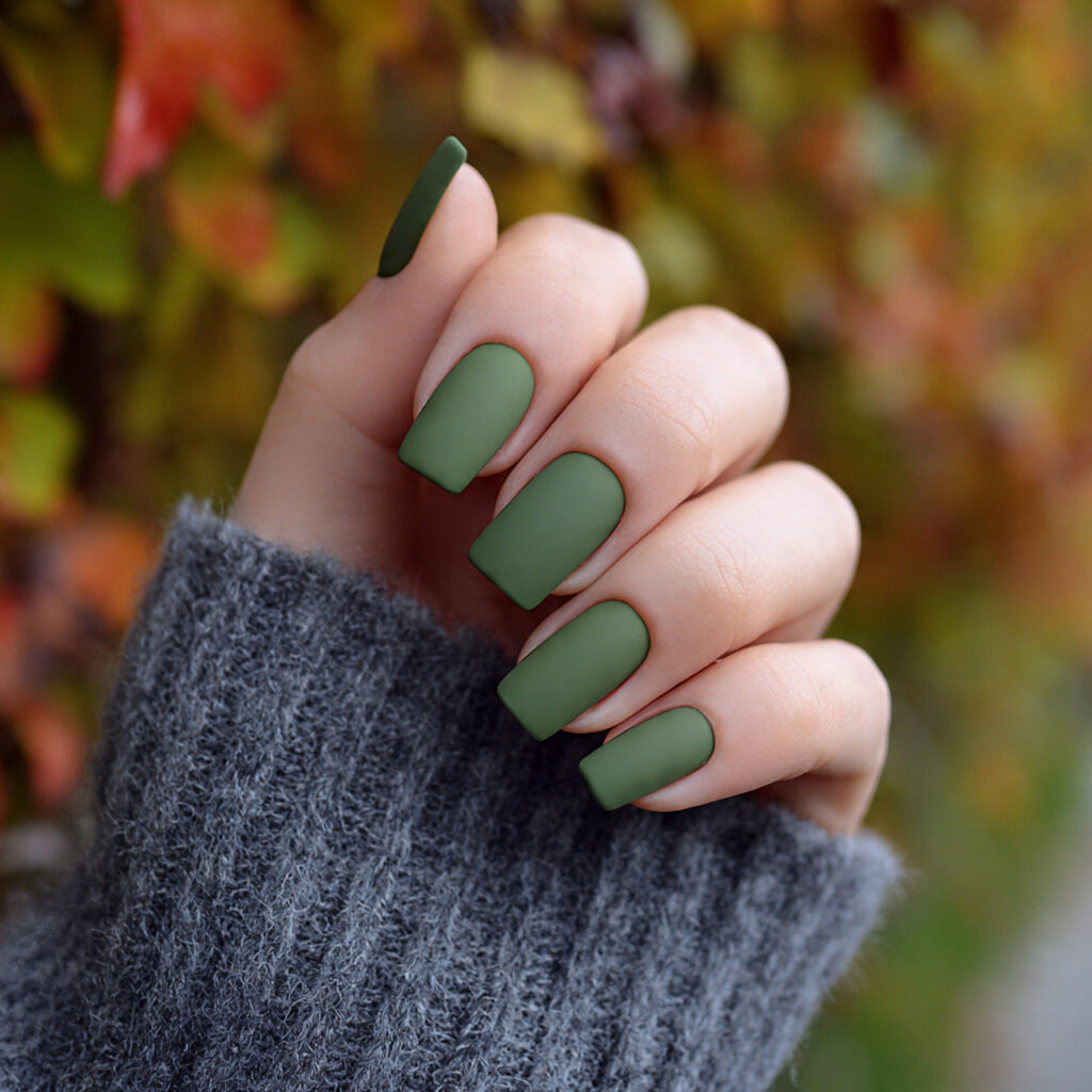 Short Nails Autumn: Cozy, Chic Looks You’ll Fall in Love With 12 attractive matte gloss mix short nails with outdoo