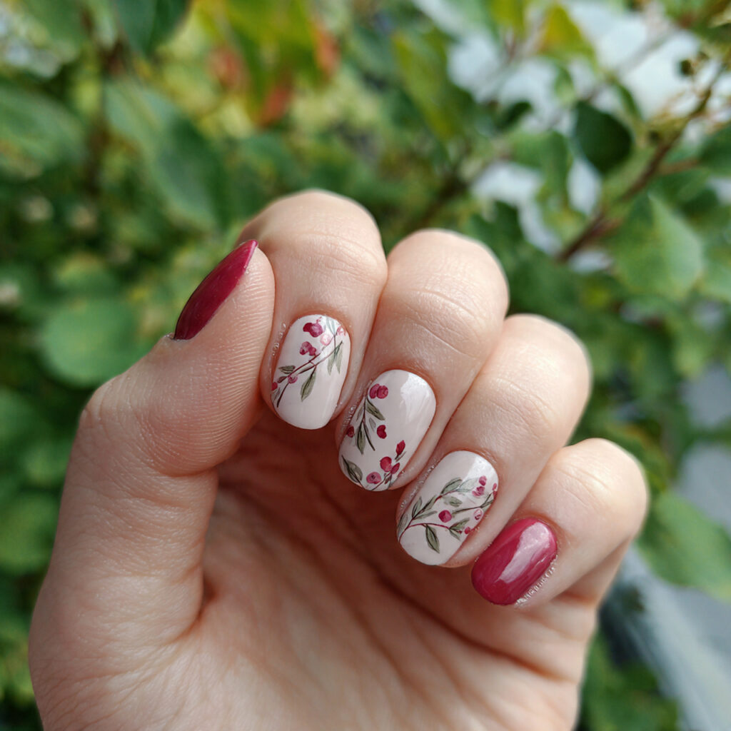 Short Nails Spring: Fresh, Soft & Effortlessly Pretty Ideas 5 attractive minimal floral line art short nails wit