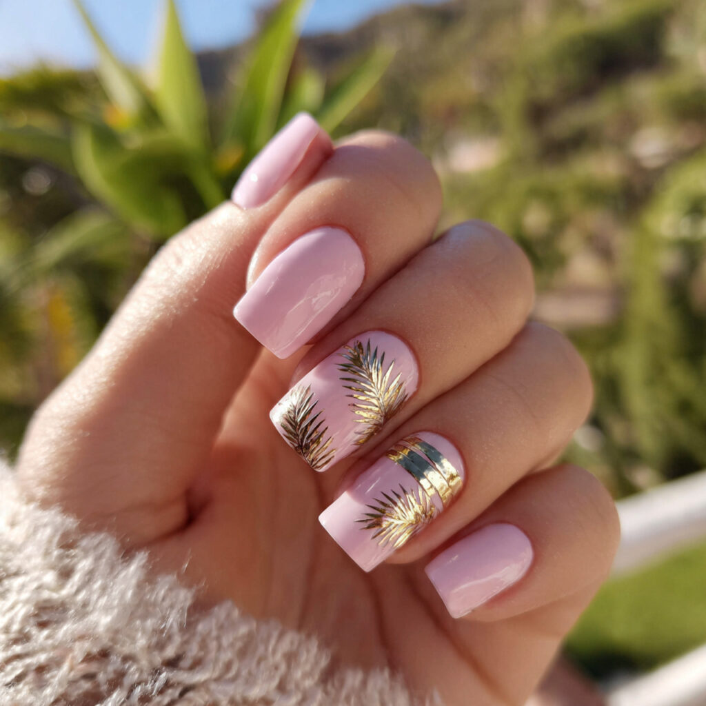 Nail Inspo With Thumb: The Tiny Detail That Changes Everything 1 attractive nails with gold thumb accent with outdo
