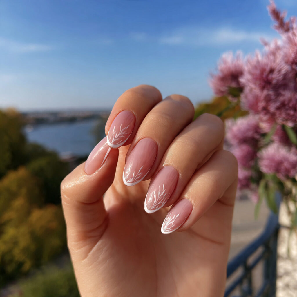 Nail Inspo Natural: Soft, Clean & Effortlessly Beautiful Ideas 8 attractive natural nails with micro french tips wi