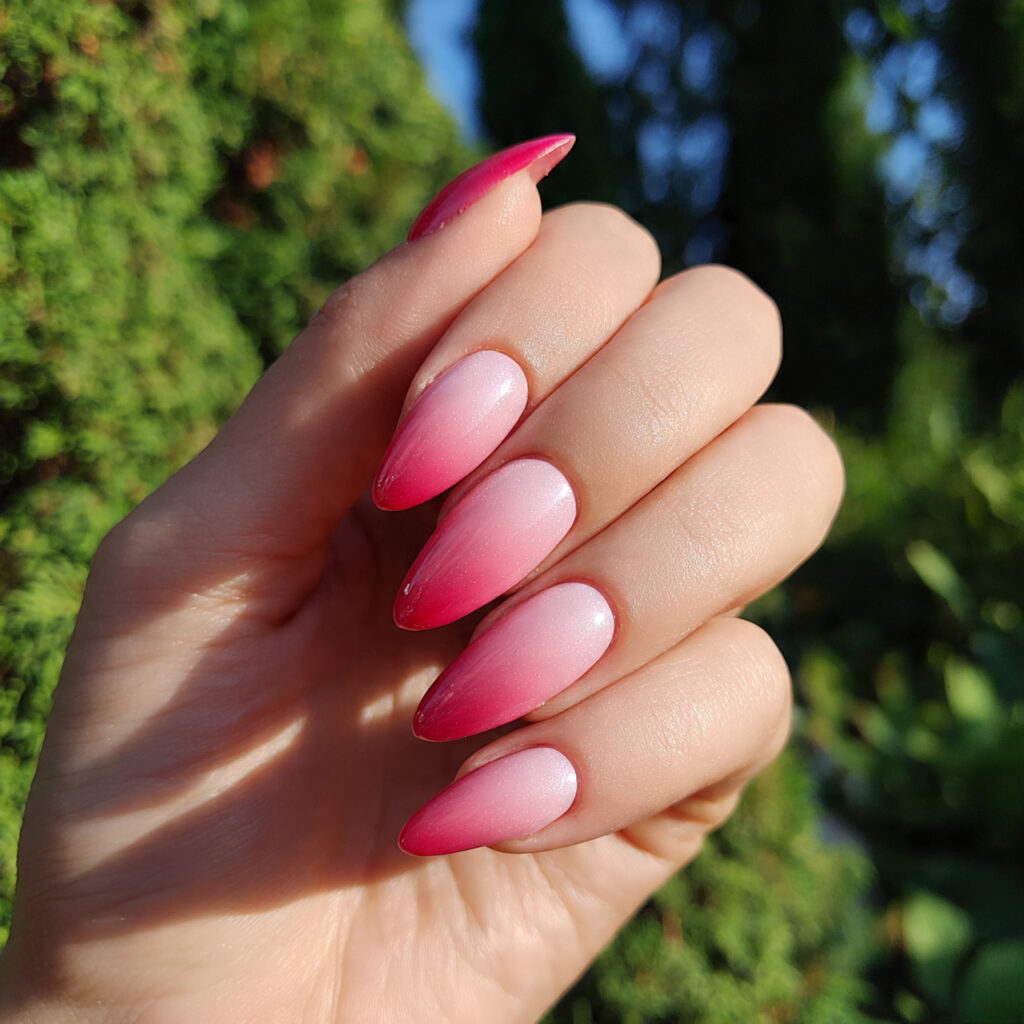 Nail Inspo With Thumb: The Tiny Detail That Changes Everything 14 attractive ombre nails with accent thumb with outd