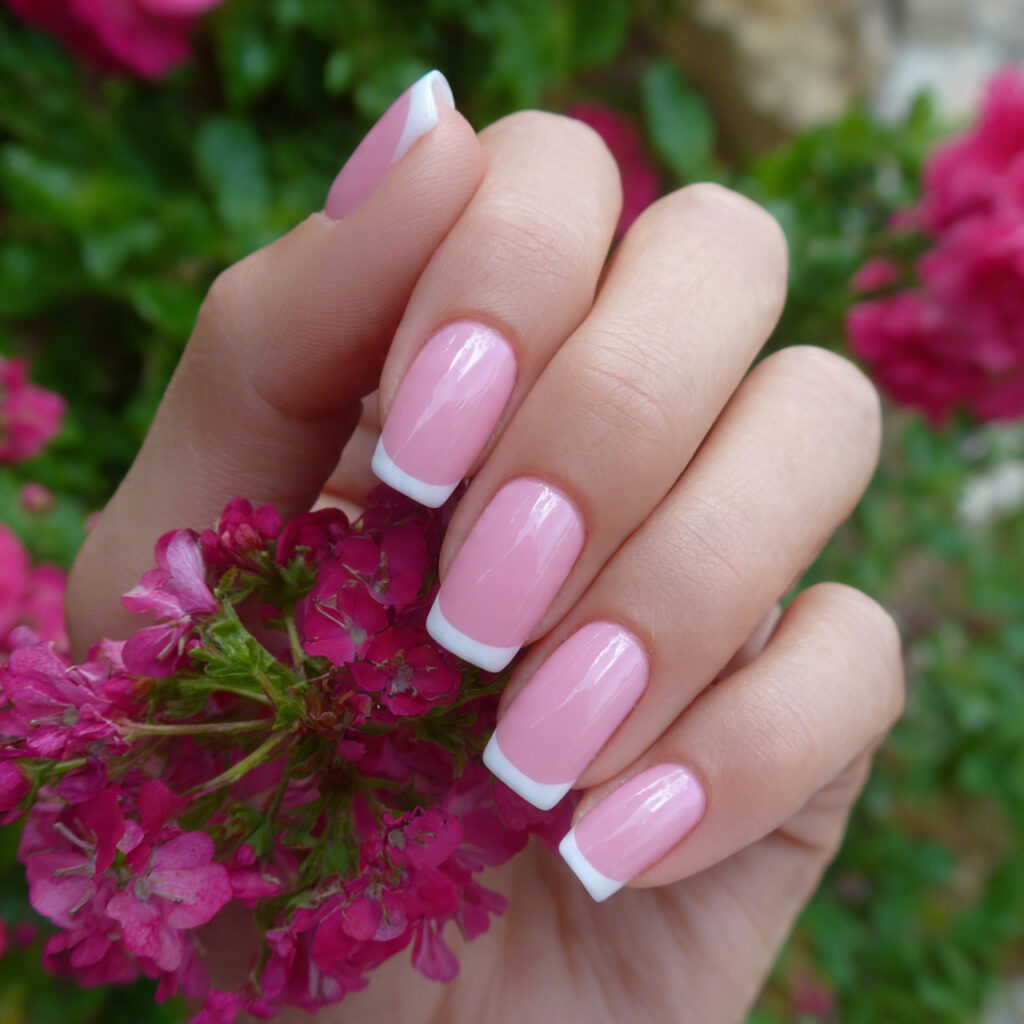Pink Nails Square: Clean, Cute & Instantly Polished 5 attractive pink french tip square nails with outdo 1 1
