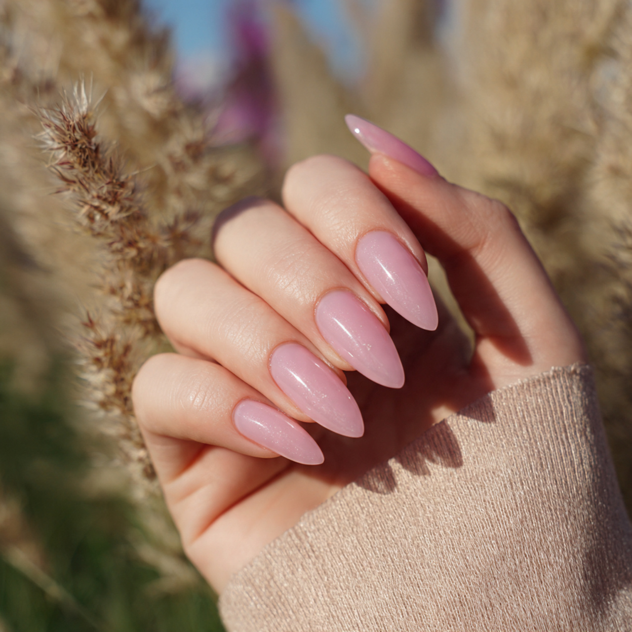 nails inspo pink