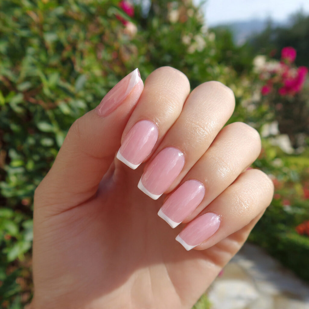 Nail Inspo Square Medium: Chic, Balanced & Aesthetic Ideas You’ll Love 5 attractive soft pink french tip square medium nail