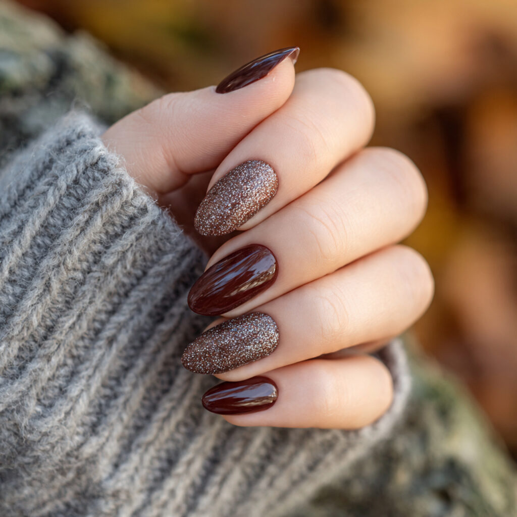 Brown Short Nails: Cozy, Chic Looks You’ll Want on Repeat 6 image 1049411324924070
