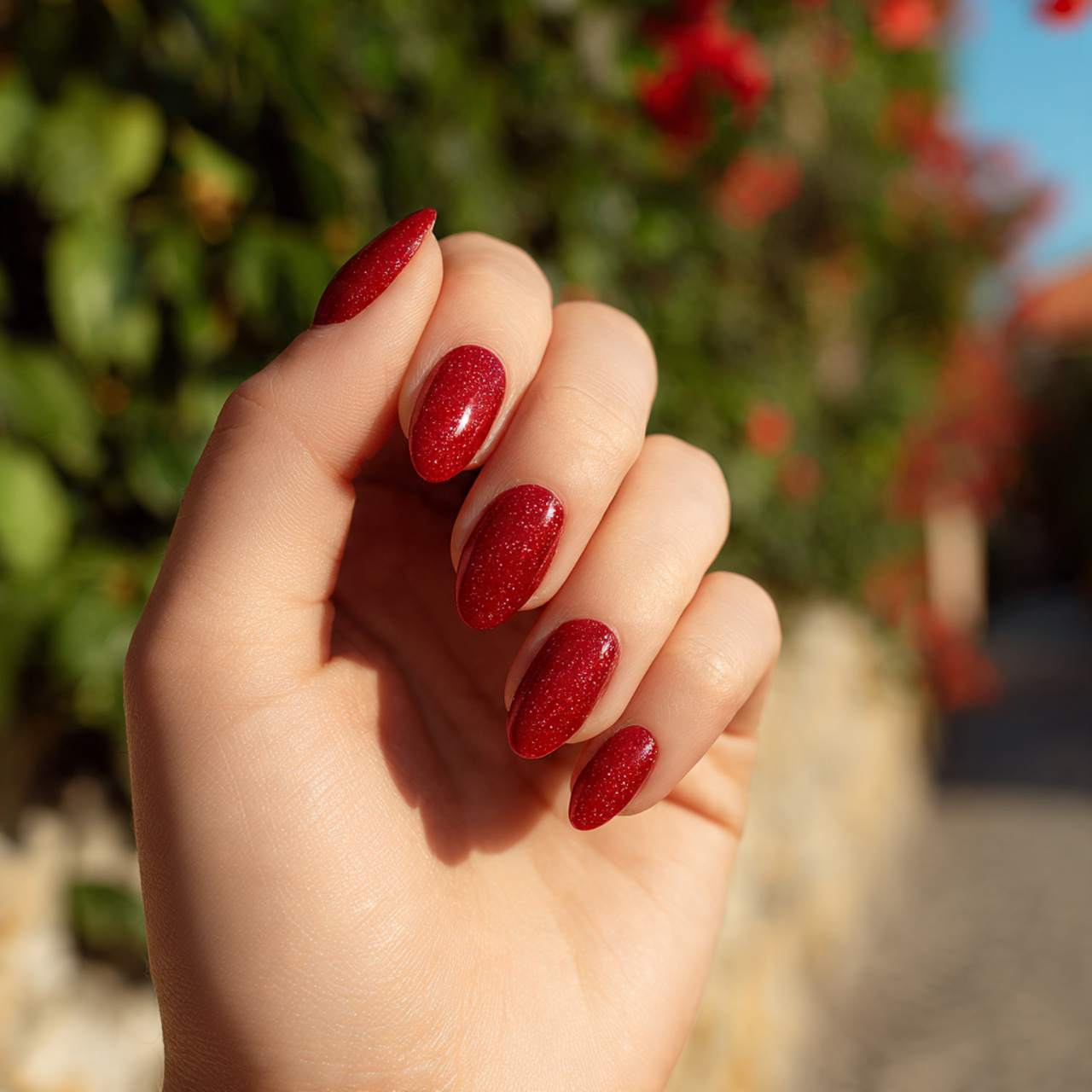 red nails ideas