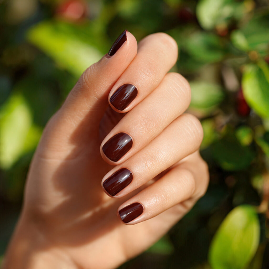 Brown Short Nails: Cozy, Chic Looks You’ll Want on Repeat 5 Espresso Brown Minimal Nails