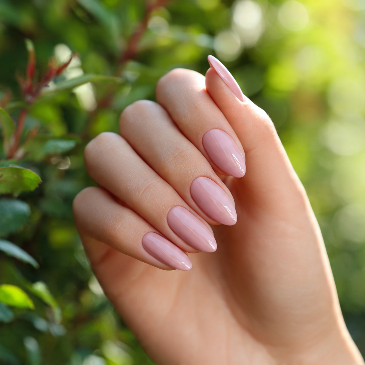 Short Nails Oval: