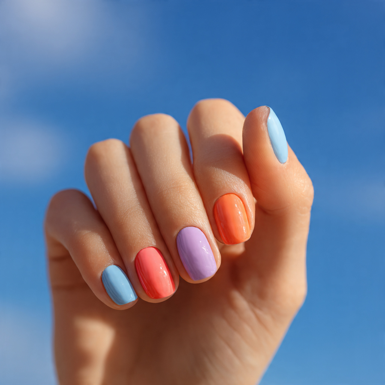 Short Nails Color